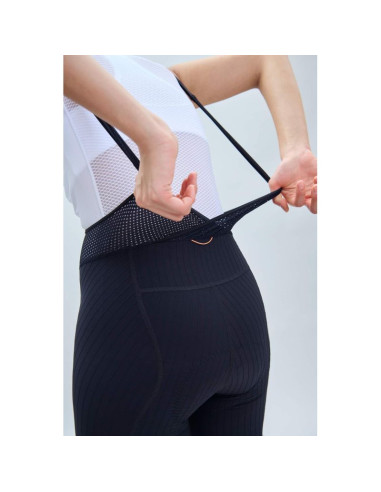 Spodenki rowerowe damskie poc w's raceday bibshorts czarne