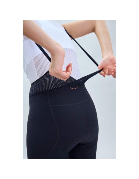 Spodenki rowerowe damskie poc w's raceday bibshorts czarne