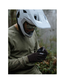 Kask rowerowy poc otocon race mips biało czarny 2