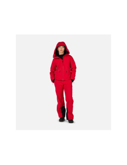 Kurtka narciarska damska rossignol w rochrun insulated jkt czerwona 2