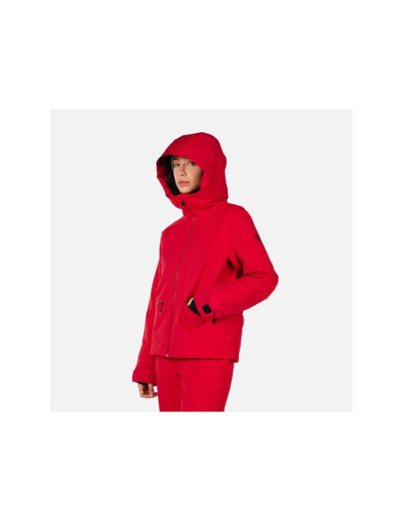 Kurtka narciarska damska rossignol w rochrun insulated jkt czerwona
