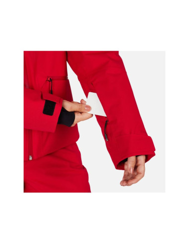 Kurtka narciarska damska rossignol w rochrun insulated jkt czerwona
