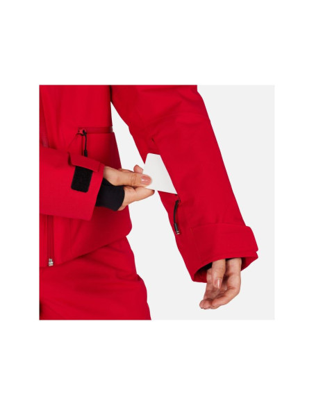 Kurtka narciarska damska rossignol w rochrun insulated jkt czerwona
