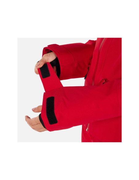 Kurtka narciarska damska rossignol w rochrun insulated jkt czerwona