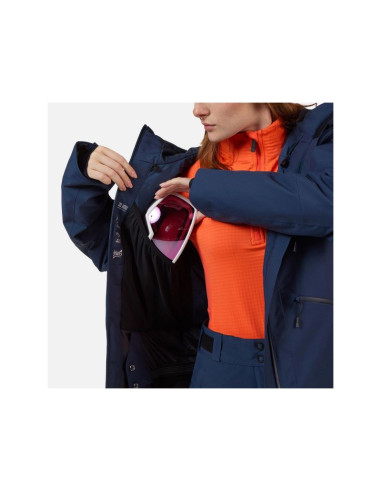 Kurtka narciarska damska rossignol w rochrun insulated jkt granatowa