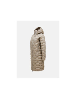 Płaszcz damski peak performance helium down coat women kolor beżowy 2