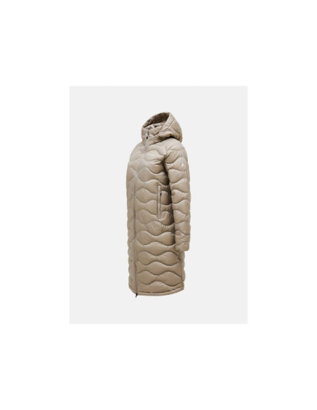 Płaszcz damski peak performance helium down coat women kolor beżowy