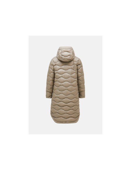Płaszcz damski peak performance helium down coat women kolor beżowy