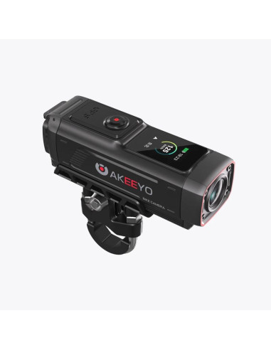Kamera sportowa akeeyo 730pro wideorejestrator 4k na kierownicę rower motocykl - czarna