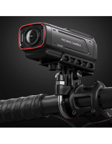 Kamera sportowa akeeyo 730pro wideorejestrator 4k na kierownicę rower motocykl - czarna