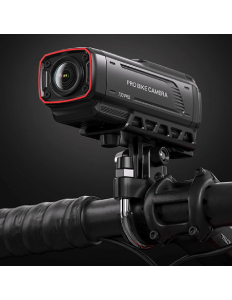 Kamera sportowa akeeyo 730pro wideorejestrator 4k na kierownicę rower motocykl - czarna