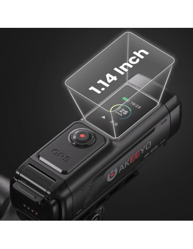 Kamera sportowa akeeyo 730pro wideorejestrator 4k na kierownicę rower motocykl - czarna
