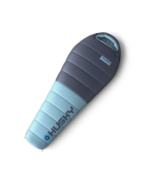 Husky śpiwór puchowy drape -20 °c, 85 x 220 cm, 1,25 kg, niebieski