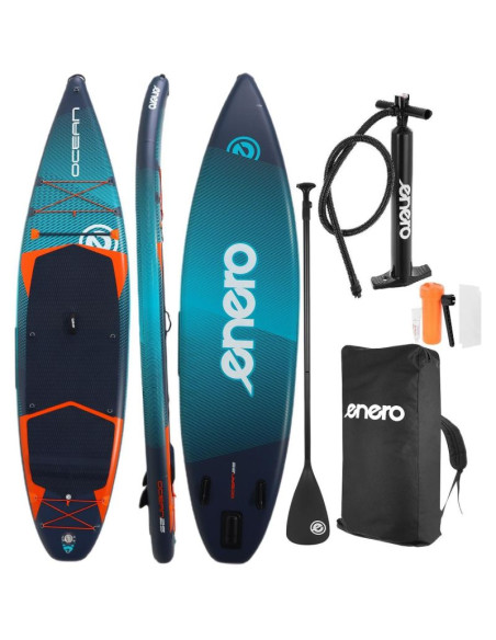 Zestaw - deska sup 170 kg dmuchana enero 350x81x15cm ocean