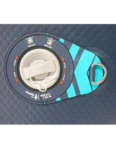 Zestaw - deska sup 170 kg dmuchana enero 350x81x15cm ocean