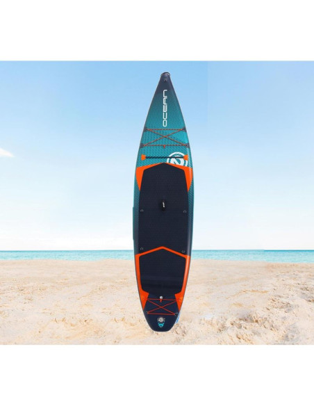 Zestaw - deska sup 170 kg dmuchana enero 350x81x15cm ocean