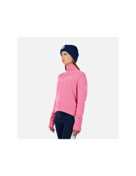 Sweter damski rossignol w jcc snow angels pull różowy