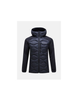 Kurtka peak performance m helium down hybrid hood czarny