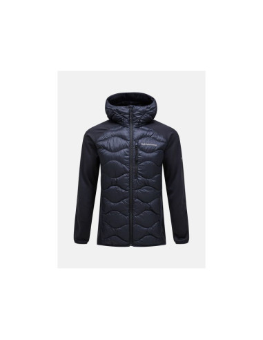 Kurtka peak performance m helium down hybrid hood czarny