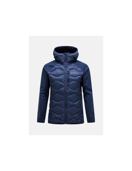 Kurtka peak performance m helium down hybrid hood granatowy
