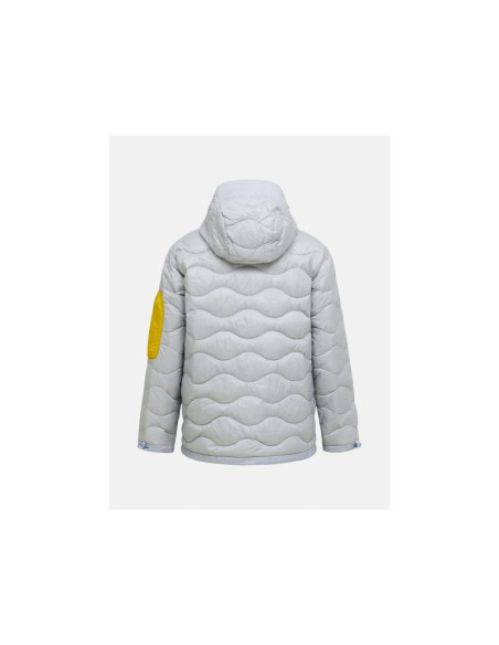 Kurtka puchowa męska peak performance m helium utility down hood jacket kolor szary