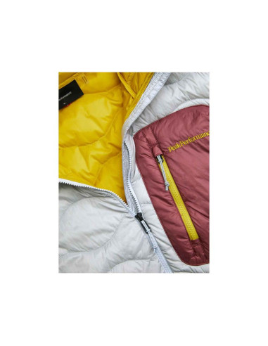 Kurtka puchowa męska peak performance m helium utility down hood jacket kolor szary
