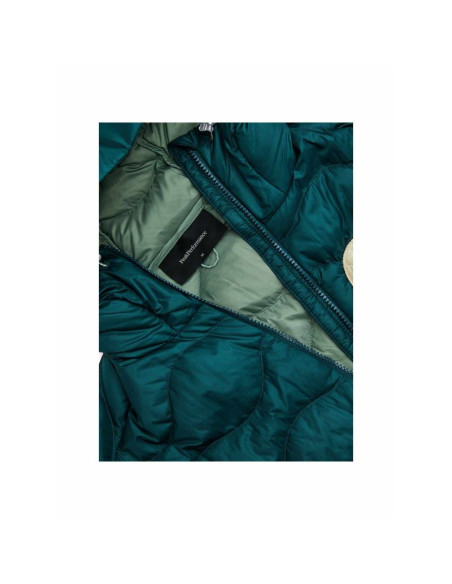 Kurtka puchowa męska peak performance m helium utility down hood jacket kolor zielony