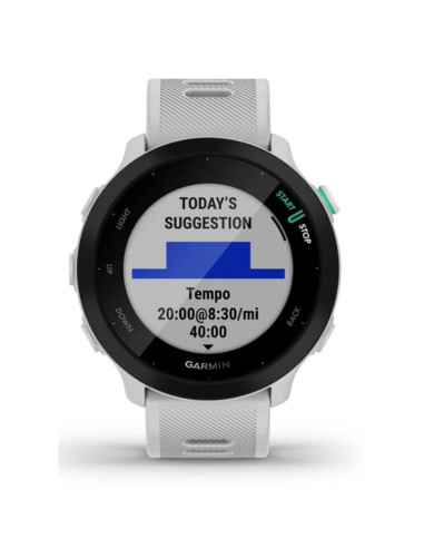 Zegarek garmin forerunner 55, 42mm mip white