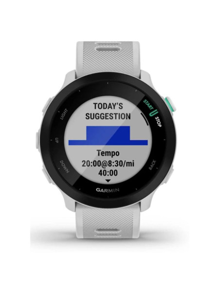 Zegarek garmin forerunner 55, 42mm mip white