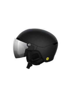 Kask narciarski poc obex visor czarny mat