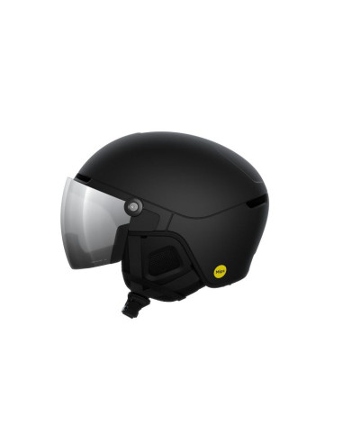 Kask narciarski poc obex visor czarny mat