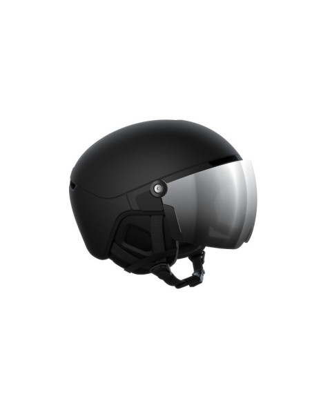 Kask narciarski poc obex visor czarny mat
