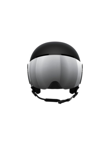 Kask narciarski poc obex visor czarny mat