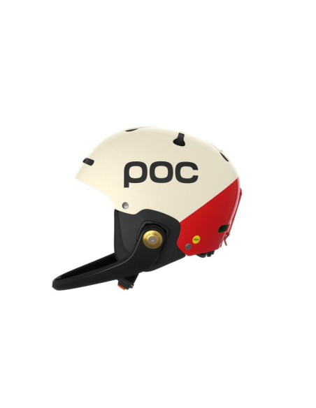 Kask narciarski poc artic sl mips biało/czerwony