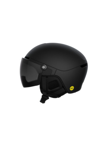 Kask narciarski poc obex visor czarny mat
