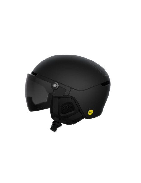 Kask narciarski poc obex visor czarny mat