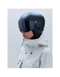 Kask narciarski poc obex visor czarny mat 2