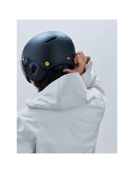 Kask narciarski poc obex visor czarny mat