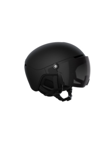 Kask narciarski poc obex visor czarny mat