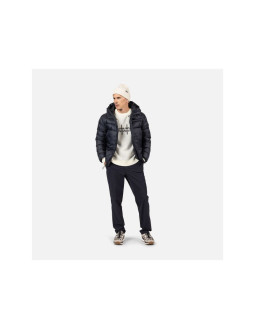 Kurtka męska rossignol aretu down hoodie jkt czarna 2