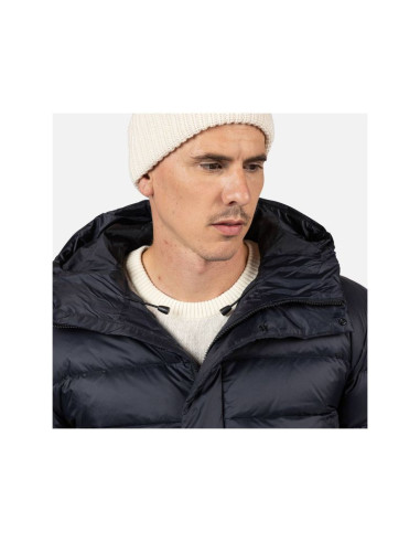 Kurtka męska rossignol aretu down hoodie jkt czarna