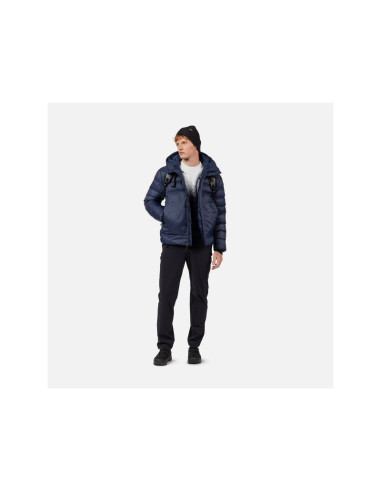 Kurtka męska rossignol aretu down hoodie jkt granatowa