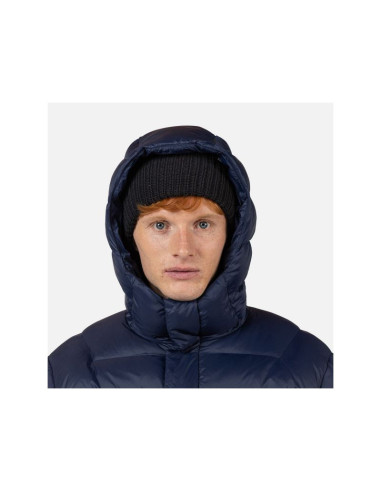 Kurtka męska rossignol aretu down hoodie jkt granatowa