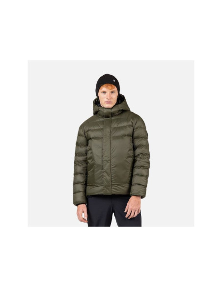 Kurtka męska rossignol aretu down hoodie jkt zielona