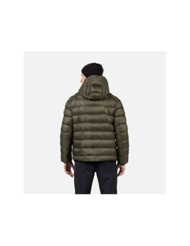 Kurtka męska rossignol aretu down hoodie jkt zielona