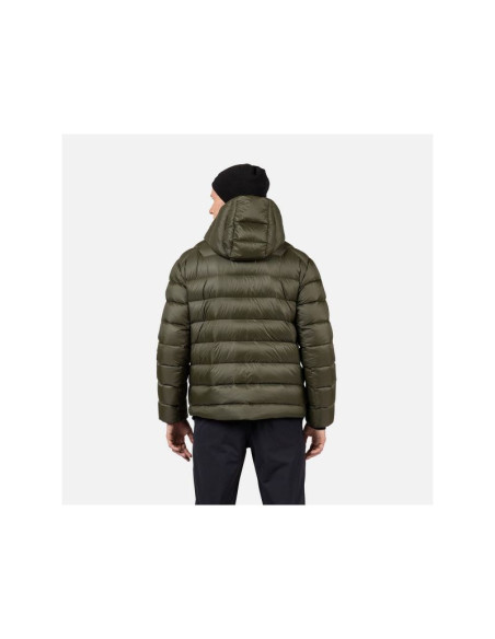 Kurtka męska rossignol aretu down hoodie jkt zielona