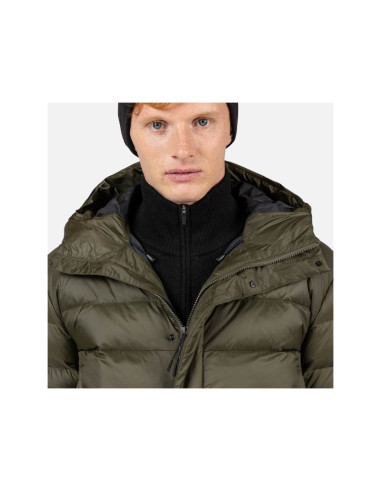 Kurtka męska rossignol aretu down hoodie jkt zielona
