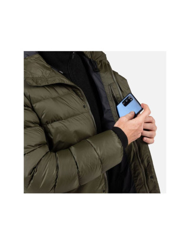 Kurtka męska rossignol aretu down hoodie jkt zielona