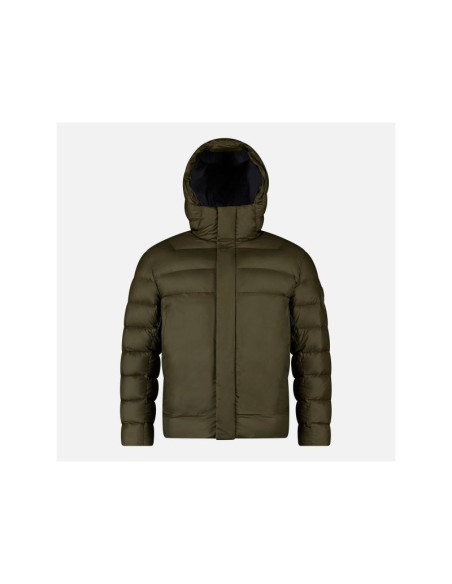 Kurtka męska rossignol aretu down hoodie jkt zielona