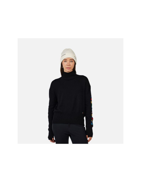 Sweter damski rossignol w jcc lina czarny